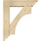 Ekena Millwork Westlake Traditional Rough Sawn Bracket w/ Offset Brace, Douglas Fir, 6"W x 22"D x 26"H BKT0604X22X26WTL01RDF - alternate 3